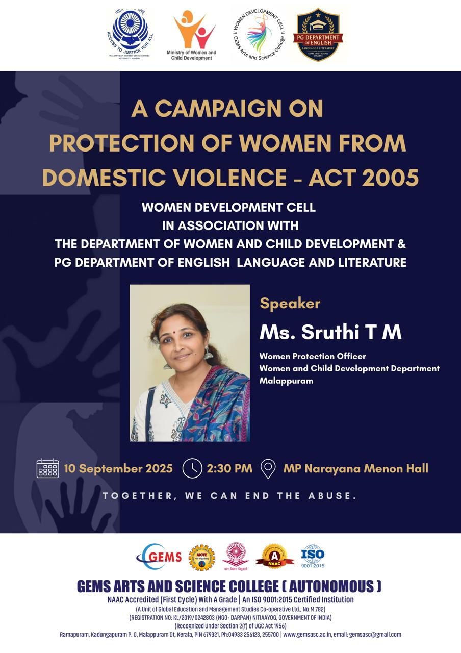 Campaign on Protection of Women from Domestic Violence - Act 2005