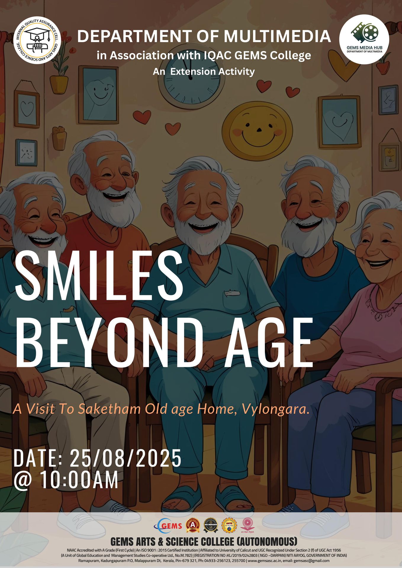 Saketham Old Age Home Visit