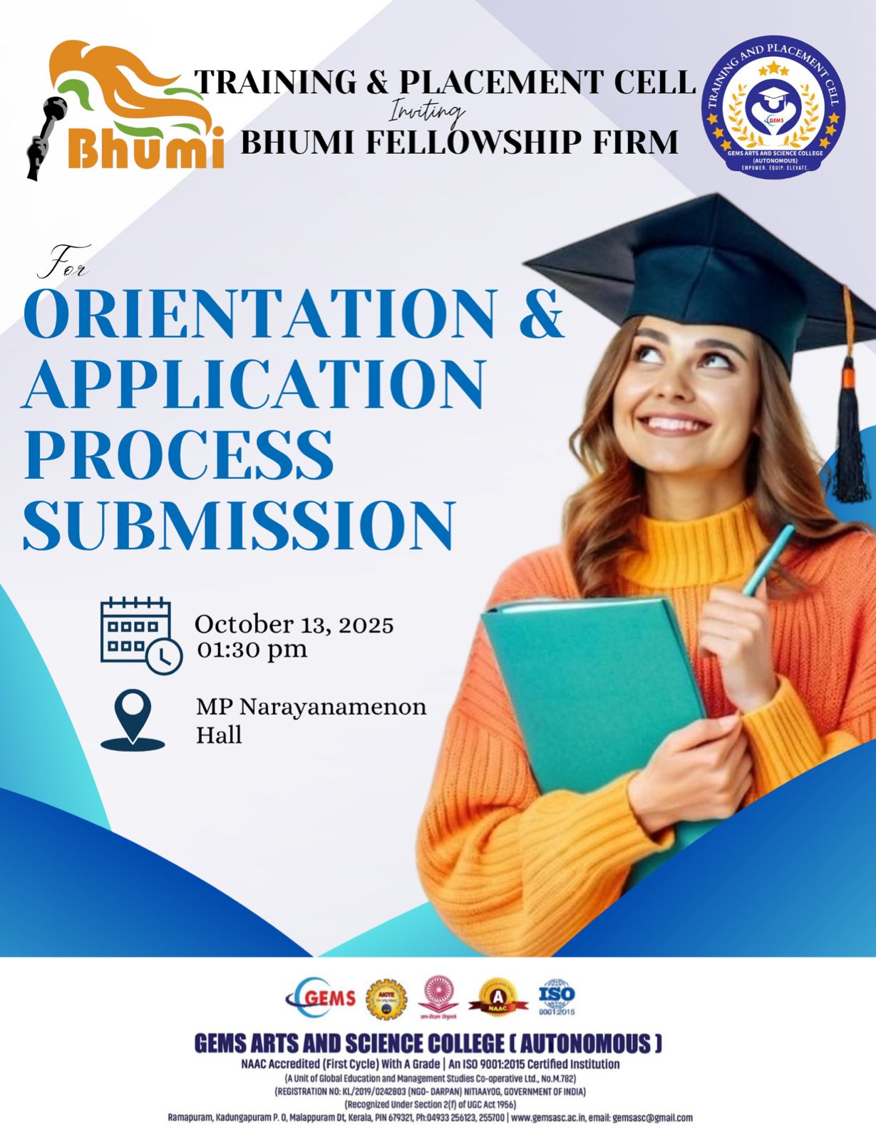ORIENTATION & APPLICATION PROCESS SUBMISSION BY BHUMI FELLOWSHIP FIRM