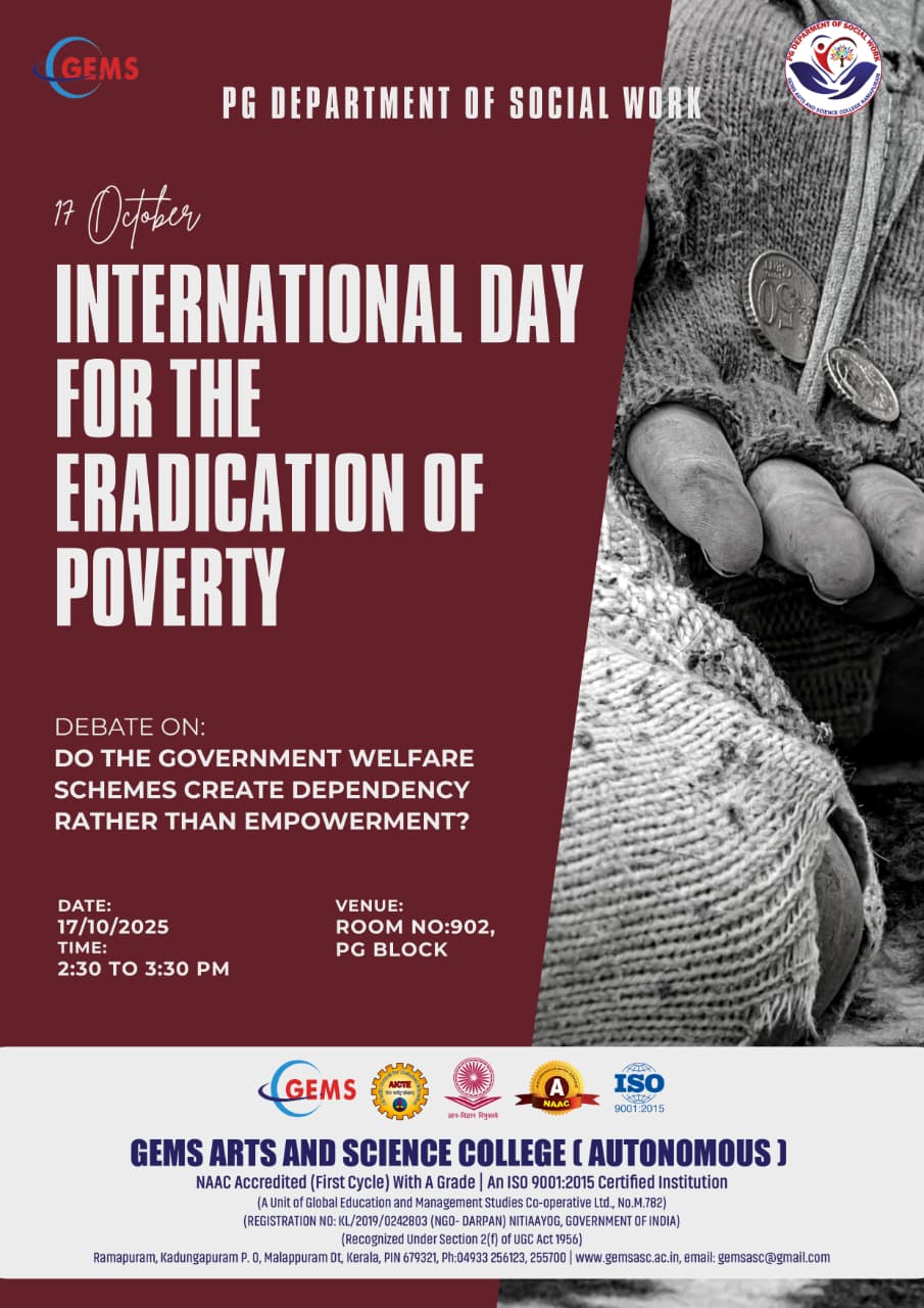 International poverty eradication day observance, Debate