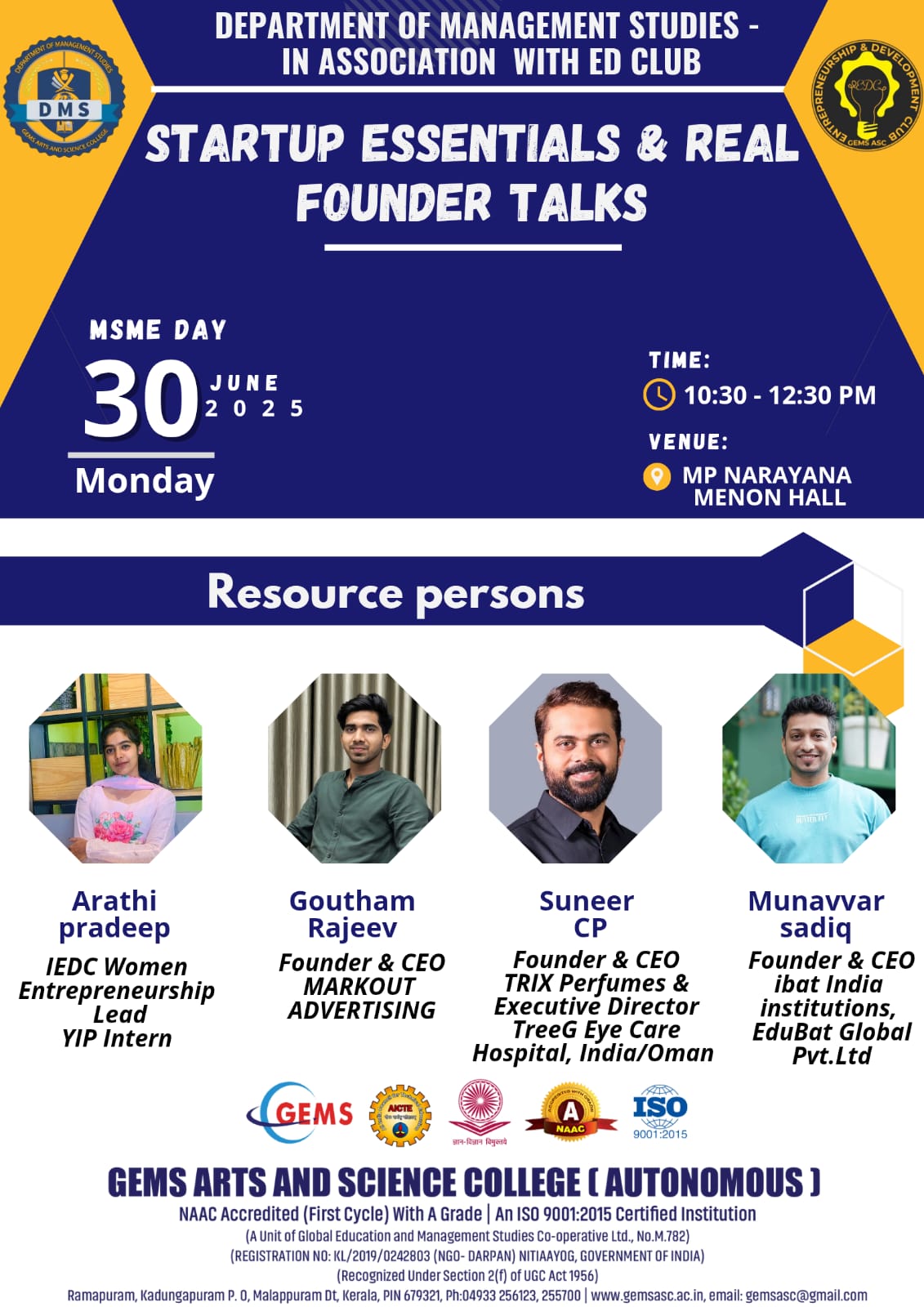 STARTUP ESSENTIALS & REAL FOUNDER TALK’