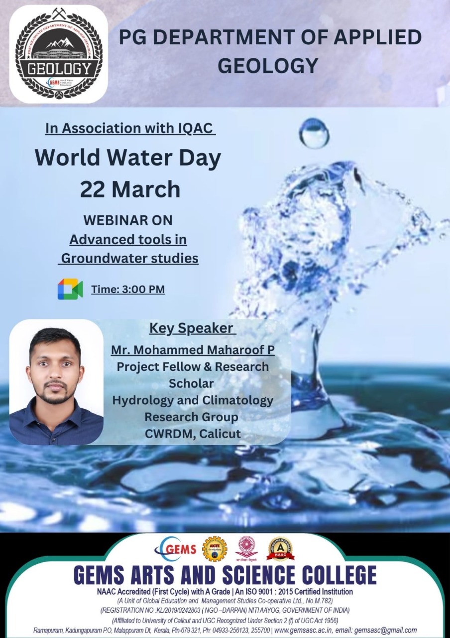 WEBINAR - WORLD WATER DAY