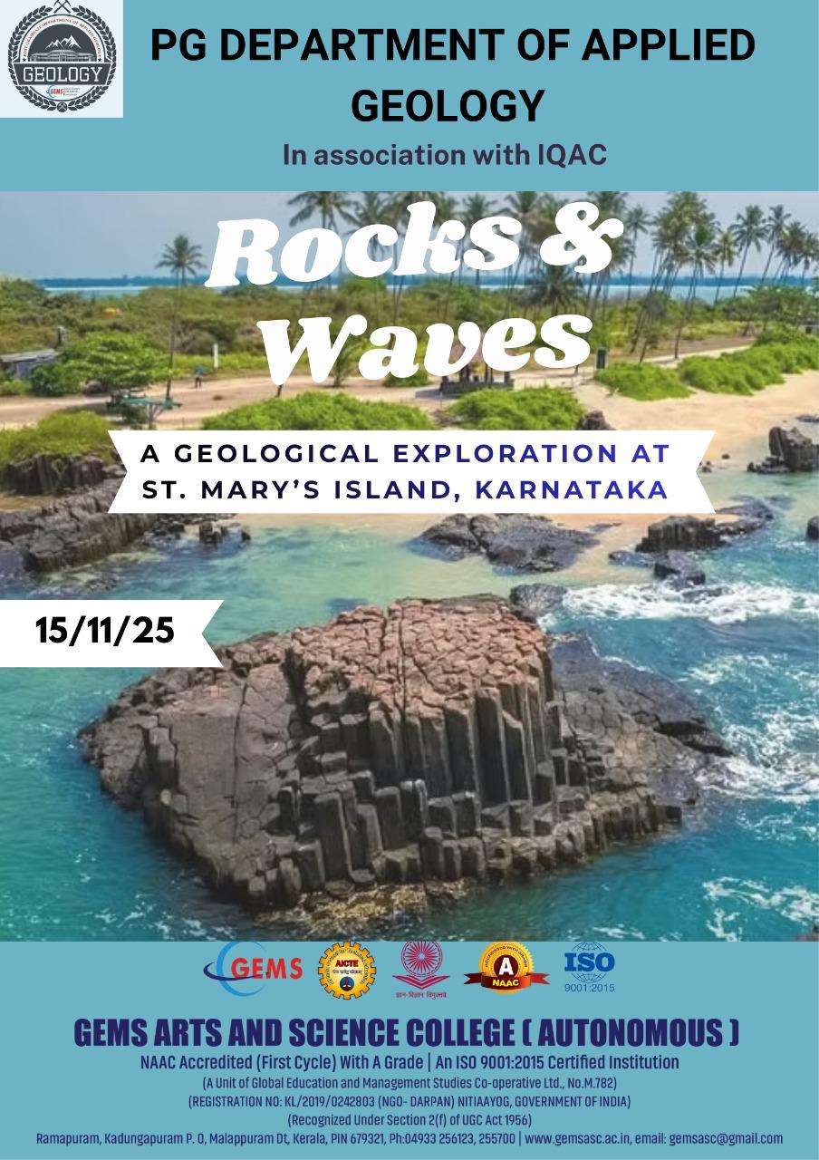 “ROCKS & WAVES” AT ST. MARY’S ISLAND, KARNATAKA