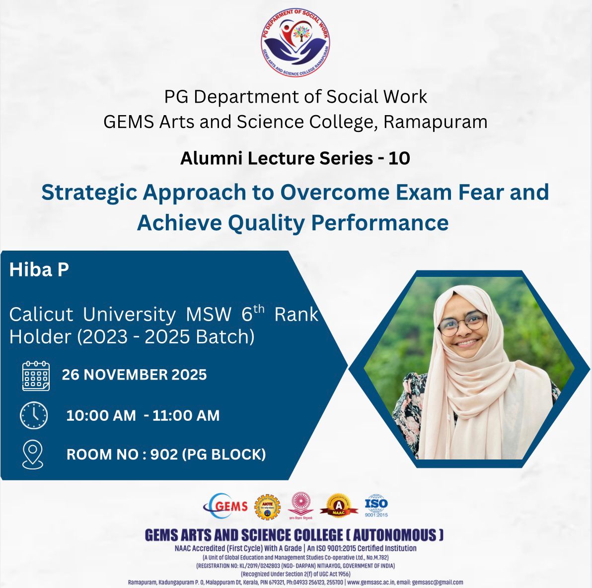 Alumni Lecture Series 10