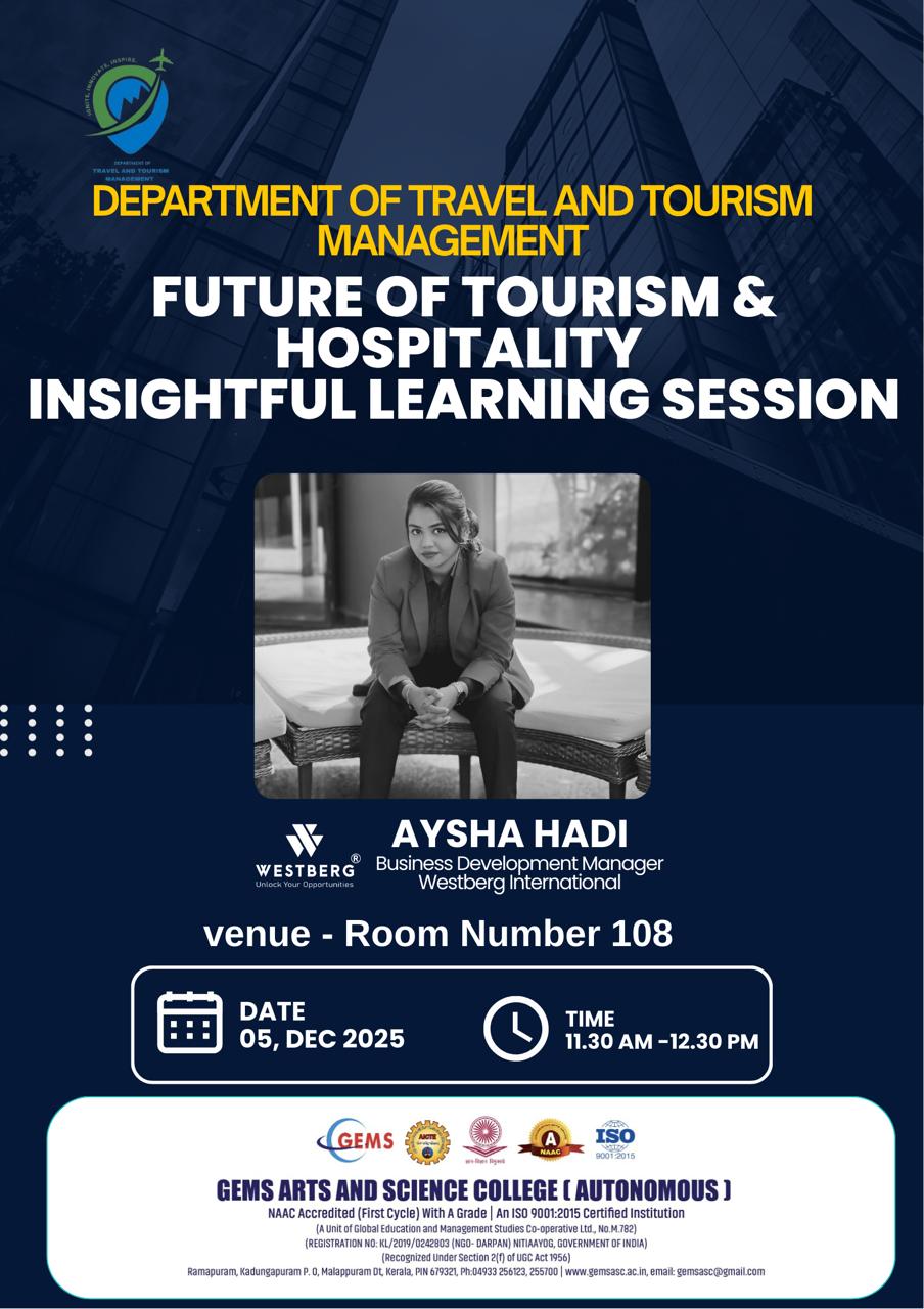 ORIENTATION PROGRAMME ON FUTURE OF TOURISM & HOSPITALITY