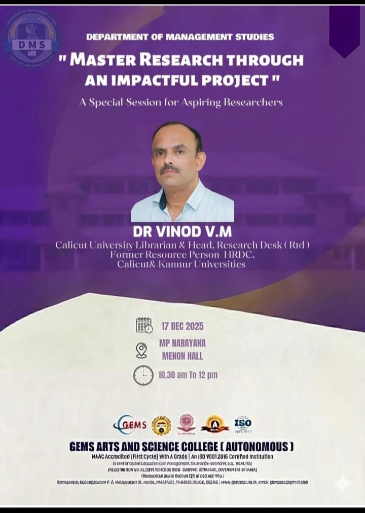 MASTER RESEARCH THROUGH AN IMPACTFUL PROJECT