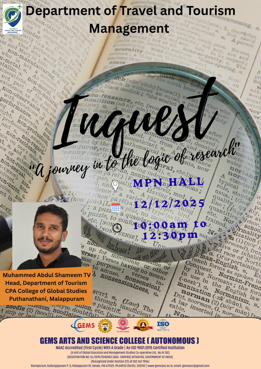 INQUEST: A JOUNEY INTO THE LOGIC OF RESEARCH