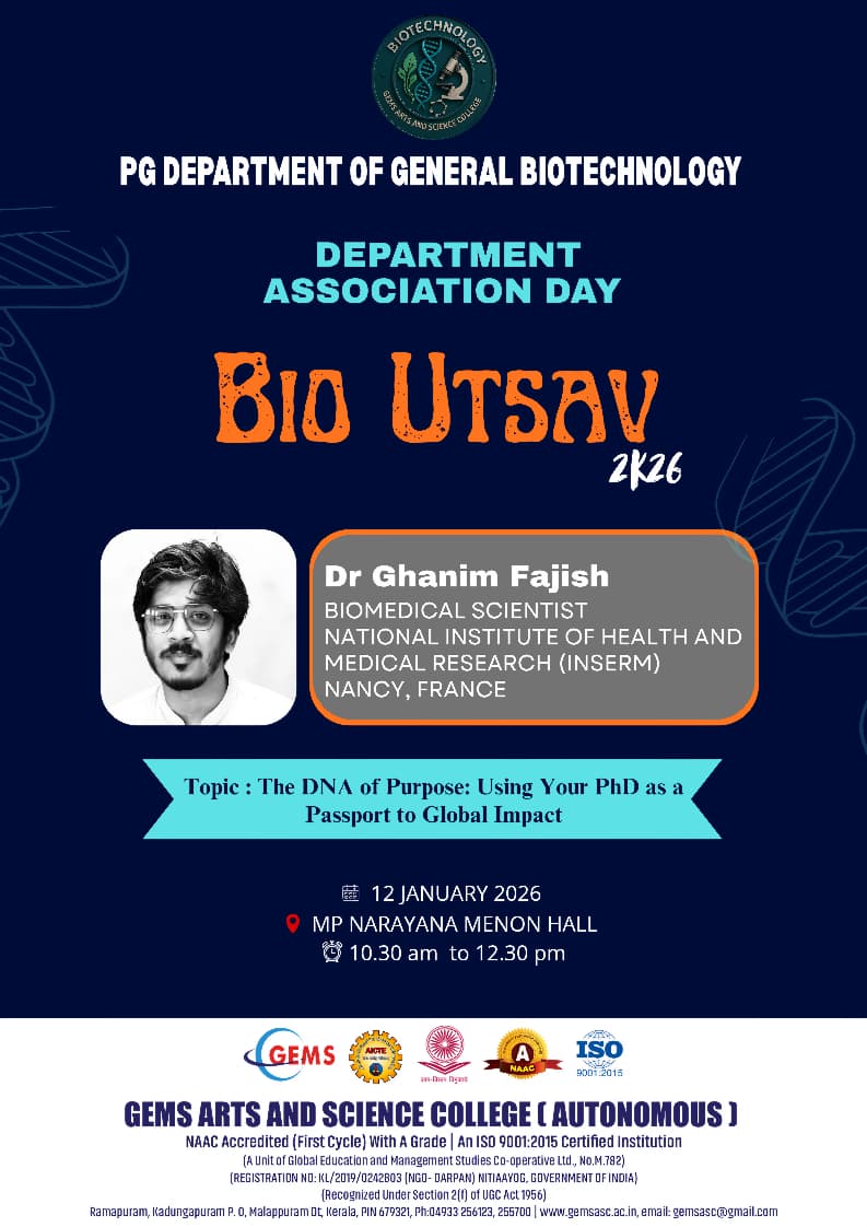 Department Association Day - BIO UTSAV 2K26