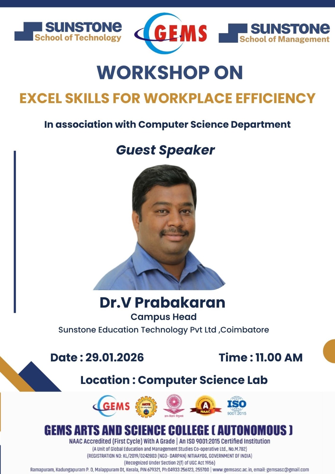 Workshop: Excel Skills for Workplace Efficiency