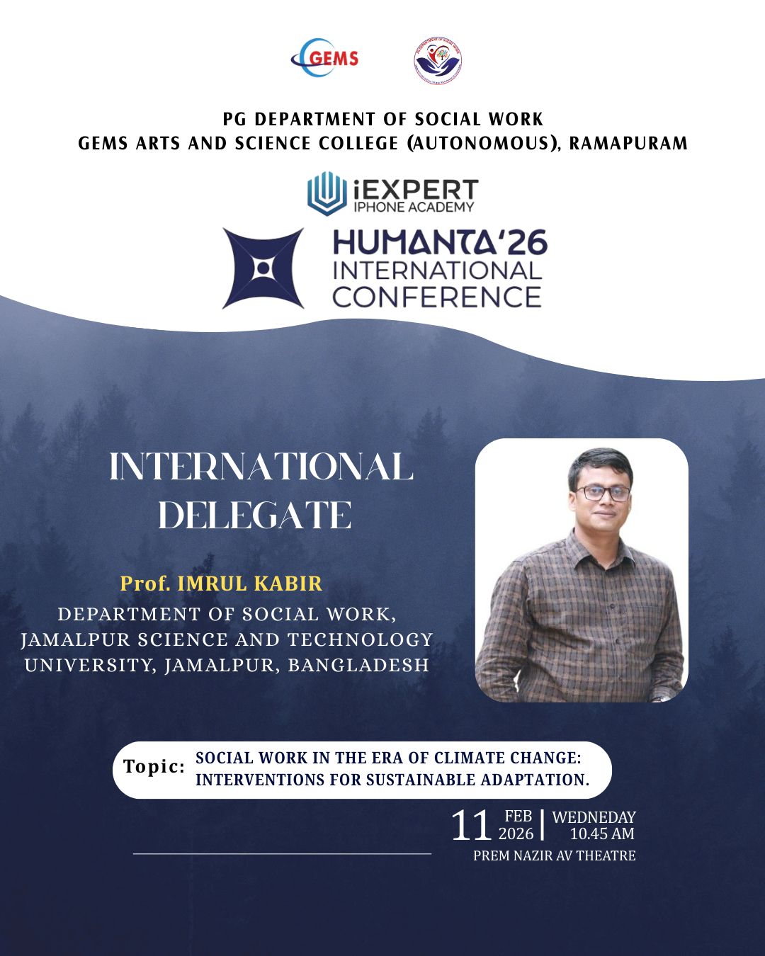 HUMANTA 26, an International Conference