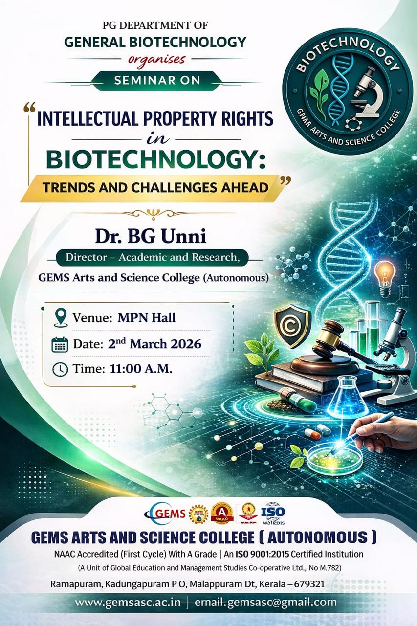 Seminar: Intellectual Property Rights in Biotechnology